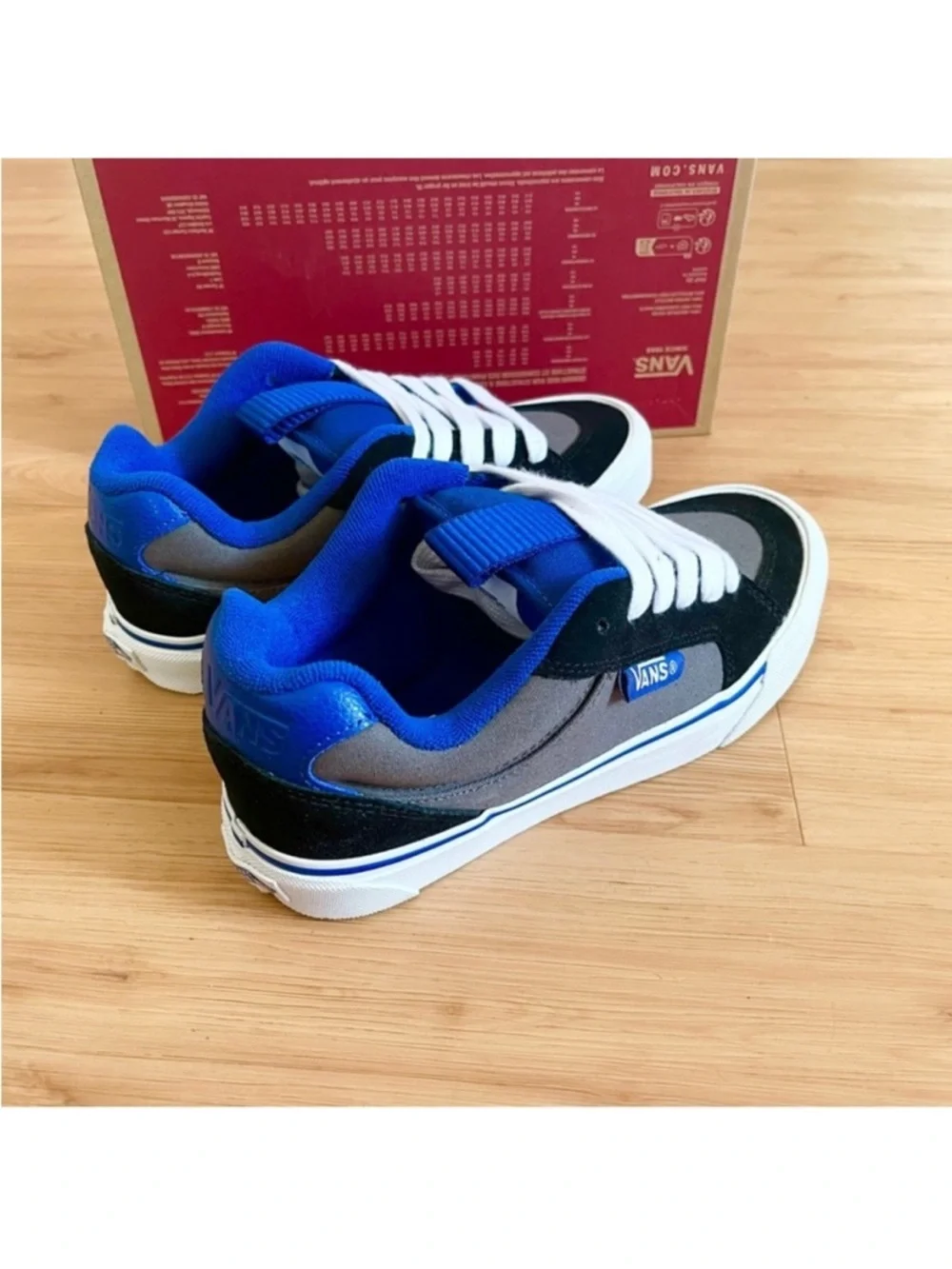 Vans CHUKKA PUSH LS 'BLACK BLUE PEWTER' Mens 13.0 US
